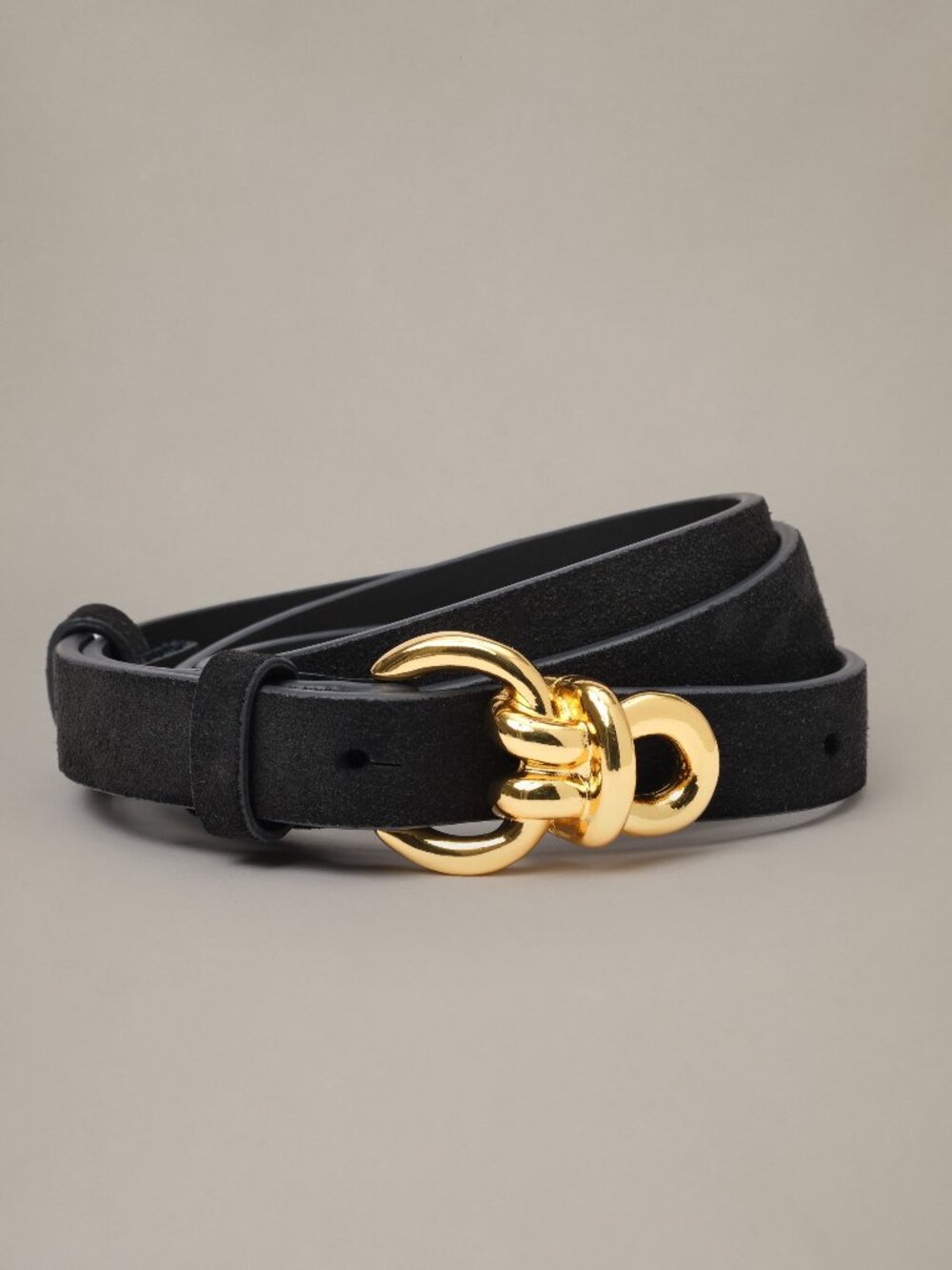 J McLaughlin Natalie Suede Belt - Hunter Green NEW